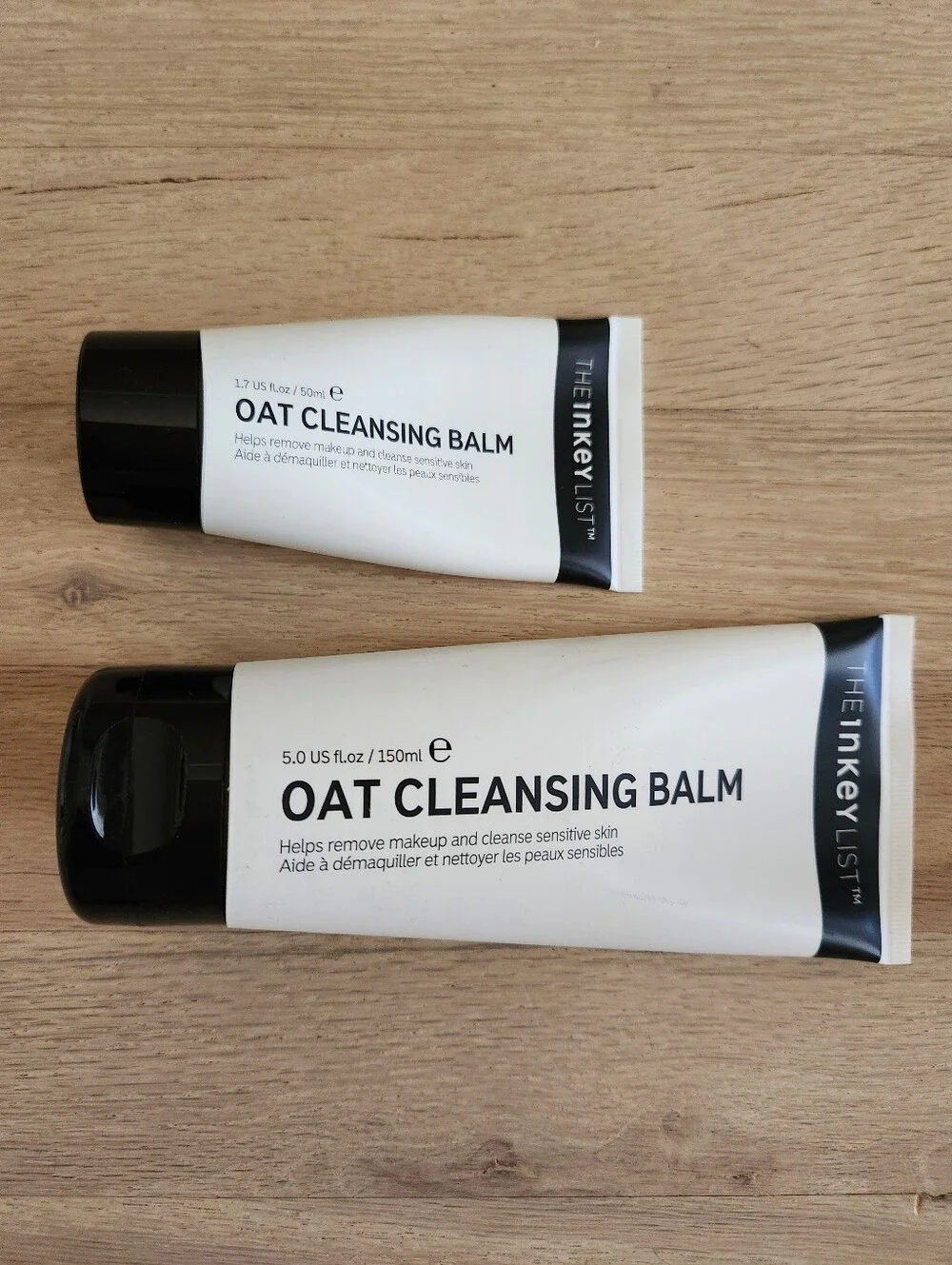 Lot Of 2 The Inkey List Oat Cleansing Balm  1.7oz And 5oz Old Formulation Sealed